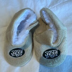 Baby NY Jets booties 6-9M